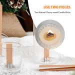 100 Pcs Smokeless Cherry Wood Candle Wicks