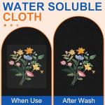 FURWEY 12PCS Printable Water Soluble Embroidery Paper