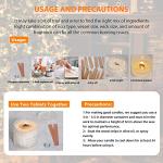 100 Pcs Smokeless Cherry Wood Candle Wicks