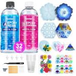 Beginner's Epoxy Resin Kit with Molds & Colors
