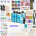 KISREL UV Resin Jewelry Making Kit with Molds