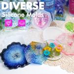 Beginner's Epoxy Resin Kit with Molds & Colors