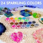 Beginner's Epoxy Resin Kit with Molds & Colors