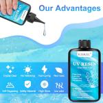 KISREL UV Resin Jewelry Making Kit with Molds