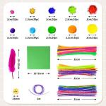 Kortes Jumbo Art Supplies for Kids - Purple Set