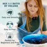 Crystal Clear Epoxy Resin Kit for DIY Crafts