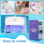 KISREL UV Resin Jewelry Making Kit with Molds