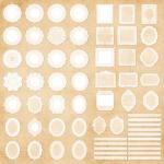 120 PCS Waterproof Lace Scrapbook Stickers Set