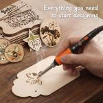 Zeadylaris Wood Burning Kit - 81-Piece Tool Set