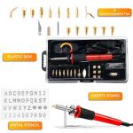 22-Piece Wood Burning Kit with Adjustable Temperature Pen