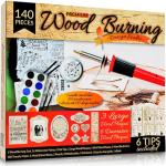 Beginner Wood Burning Kit with 140 Pieces