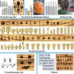 137PCS Wood Burning Kit with Adjustable Pen