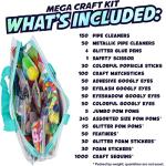 Kids Arts and Crafts Supplies Kit for Ages 4-8