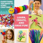 1500+ Kids Arts and Crafts Supplies Kit