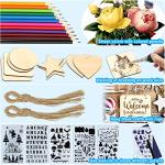 95-Piece Wood Burning Kit with Adjustable Temperature