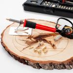 22-Piece Wood Burning Kit with Adjustable Temperature Pen