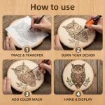 Zeadylaris Wood Burning Kit - 81-Piece Tool Set