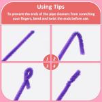 500 PCS Colorful Thick Pipe Cleaners for Crafts