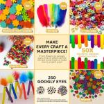 1500+ Kids Arts and Crafts Supplies Kit