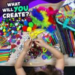 Kids Arts and Crafts Supplies Kit for Ages 4-8