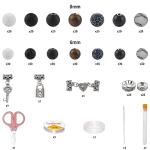 Stone Beads Jewelry Making Kit - 450 Pcs