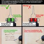 YIHUA 939-II Adjustable Wood Burning Kit