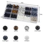Stone Beads Jewelry Making Kit - 450 Pcs