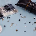 Stone Beads Jewelry Making Kit - 450 Pcs