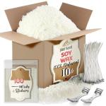 Organic Soy Candle Wax - 10 lbs for Making