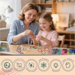 6mm Glass Bead Kit - 72 Colors, 3000pcs