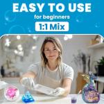 Crystal Clear Epoxy Resin Kit with Mica Pigments