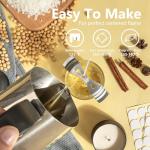 Soy Candle Wax Flakes and Wicks Set – 10 lbs