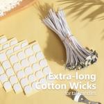 Soy Candle Wax Flakes and Wicks Set – 10 lbs