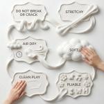 BOHS Foam Clay Pro - 3 lbs Air Dry Modeling Clay