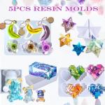 JILLSKY Fast Cure Epoxy Resin Kit with Molds