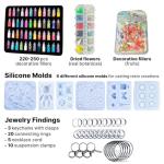 300 Piece UV Resin Jewelry Making Starter Kit