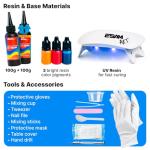 300 Piece UV Resin Jewelry Making Starter Kit