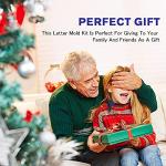 Resin Alphabet Mold Kit with Tools and Pigments