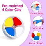 Kids Air Dry Clay Kit with Sculpting Tools