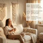 Macrame Kit for Beginners: 126 Supplies & E-Book