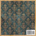 Rust Patina Damask Scrapbook Paper for Crafts