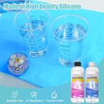 ProKKUV 16oz Epoxy Resin Kit with Molds & Glitter