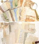 168-Piece Textured Paper Kit for Scrapbooking