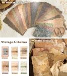 168-Piece Textured Paper Kit for Scrapbooking