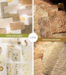 168-Piece Textured Paper Kit for Scrapbooking