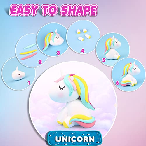 Magic Air Dry Clay Set - 24 Colors & Tools