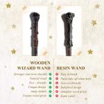 Hand-Carved Wooden Magic Wand – 15 Inch