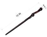 Snake Wooden Wand for Witchcraft and Cosplay