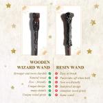 Owl Carved Wooden Magic Wand for Wizards