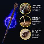Skull Wand: Real Wood Wizard Magic Wand